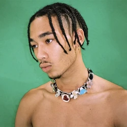 Hip Hop Punk Necklace Heart Exaggerated Titanium Steel Detachable Wide Chain Pendant Fashion Men Women Rapper Jewelry Gift