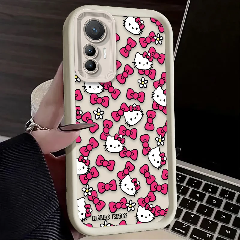 Sanrio Hello Kitty Bowknot Case for Xiaomi POCO X6 X5 X4 GT X3 NFC F3 F4 F5 F6 M5S C65 M6 Pro 4G 13T 12T 11T 13 12 11 Lite 5G NE