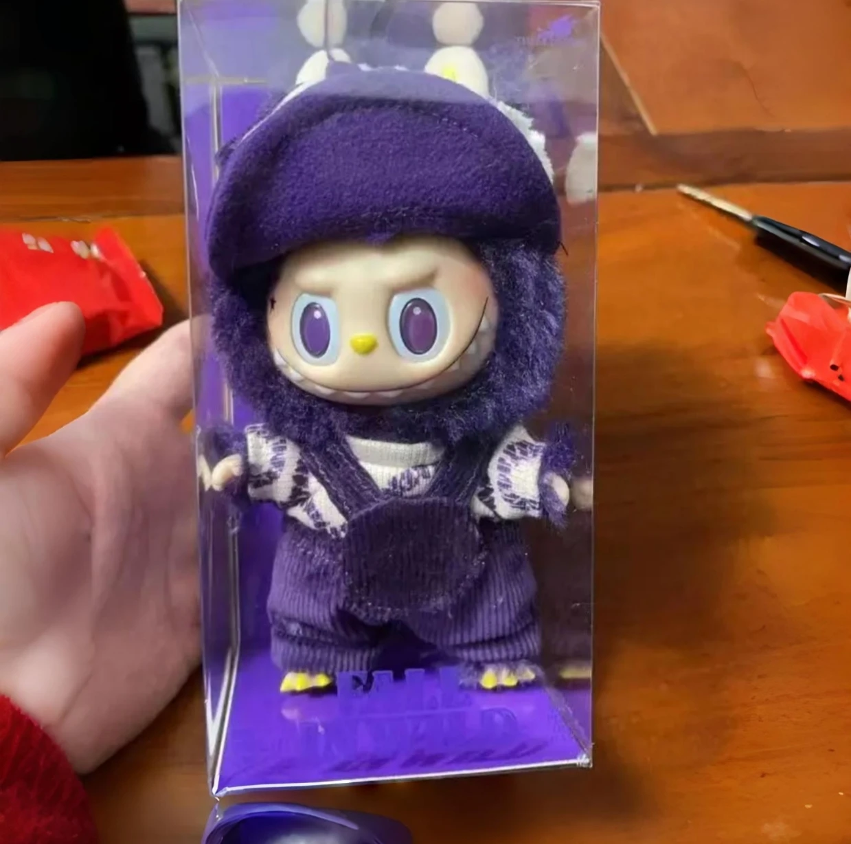 Original The Monsters Labubu Panda Purple Little Milan Thailand Limited Edition Vinyl Dolls Fashion Toys Creative Pendant Gifts