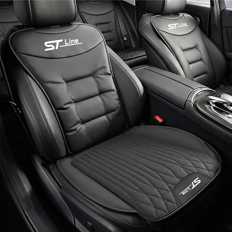 Car Seat Cover For Ford ST Line Kuga MK3 MK4 S Max Focus Puma Fiesta Seat Cushions All-Season Car Seat Back Protectors Pad