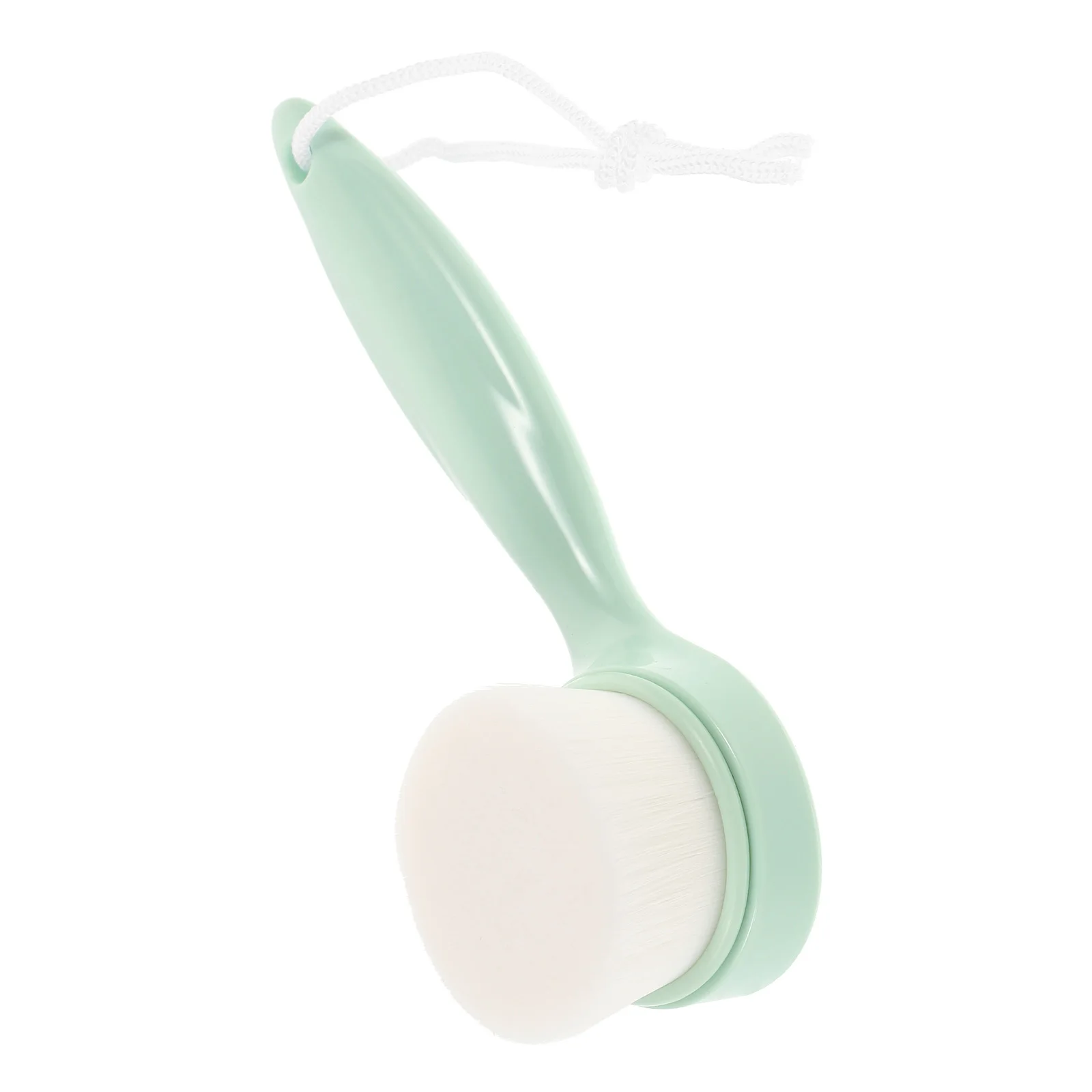 

Long Handle Soft Face Brush Manual Cleansing Exfoliating Facial Scrubber Tool for Skin Care Makeup Removal and Massage