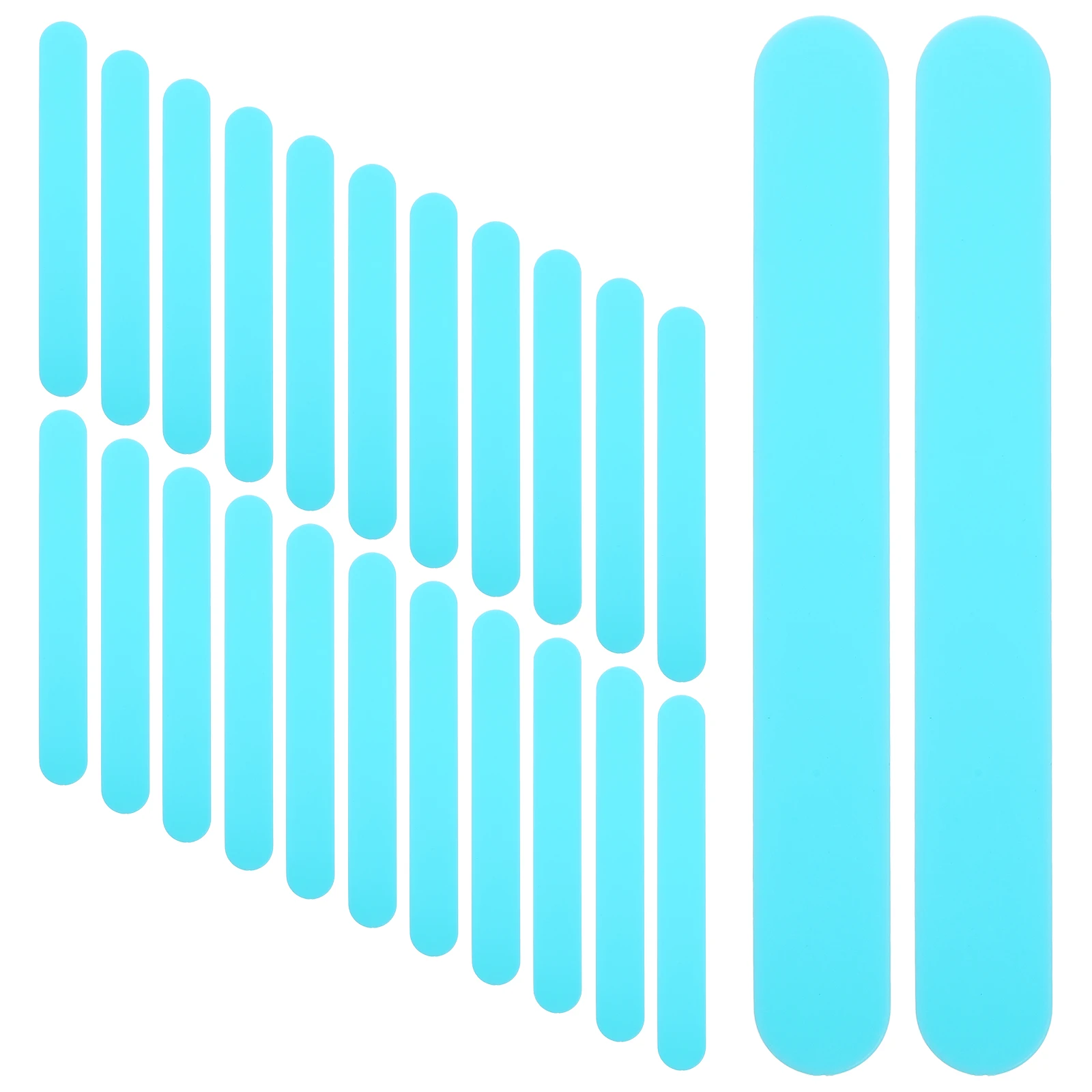 

25pcs Plastic Tongue Depressors Stirring Rods Dental Scrapers Spatulas Oral Care Mixing Sticks Professional Use Easy Clean