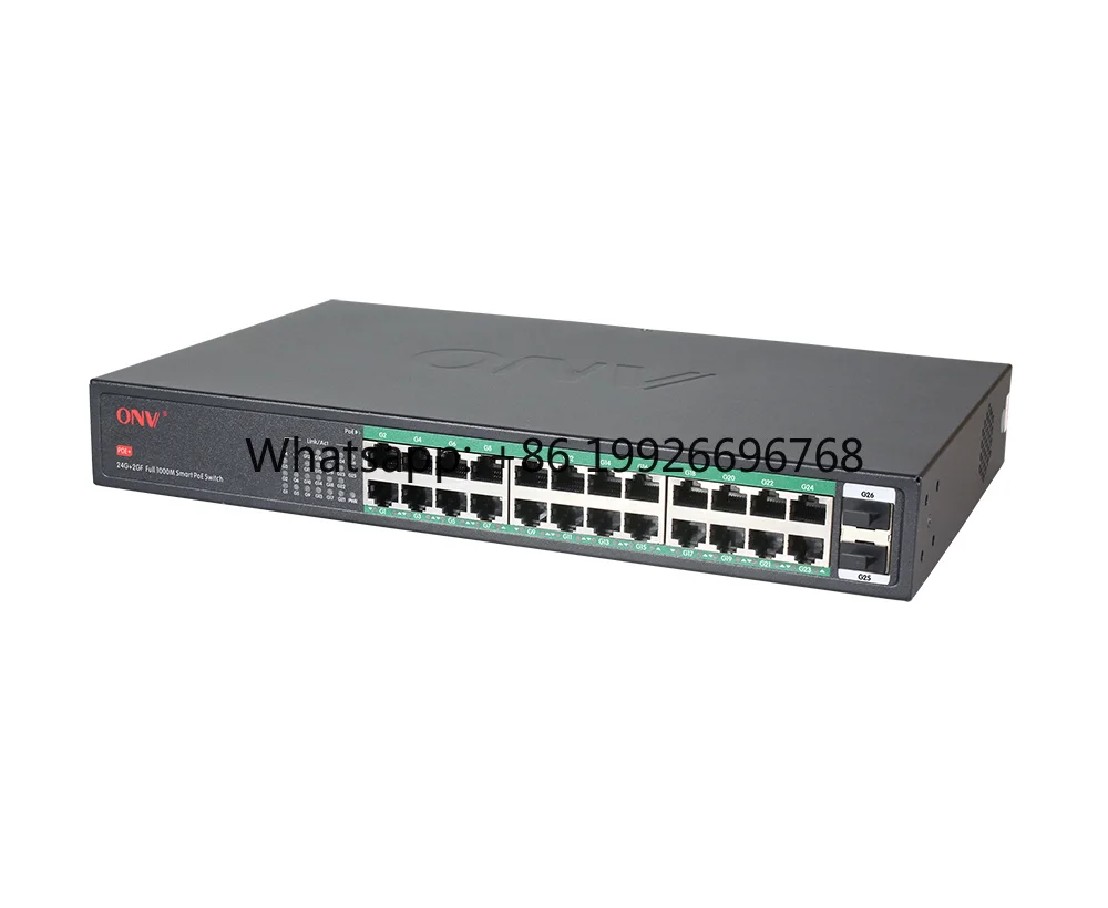 IN STOCK 24 port unmanaged POE switch gigabit fiber switch for CCTV system
