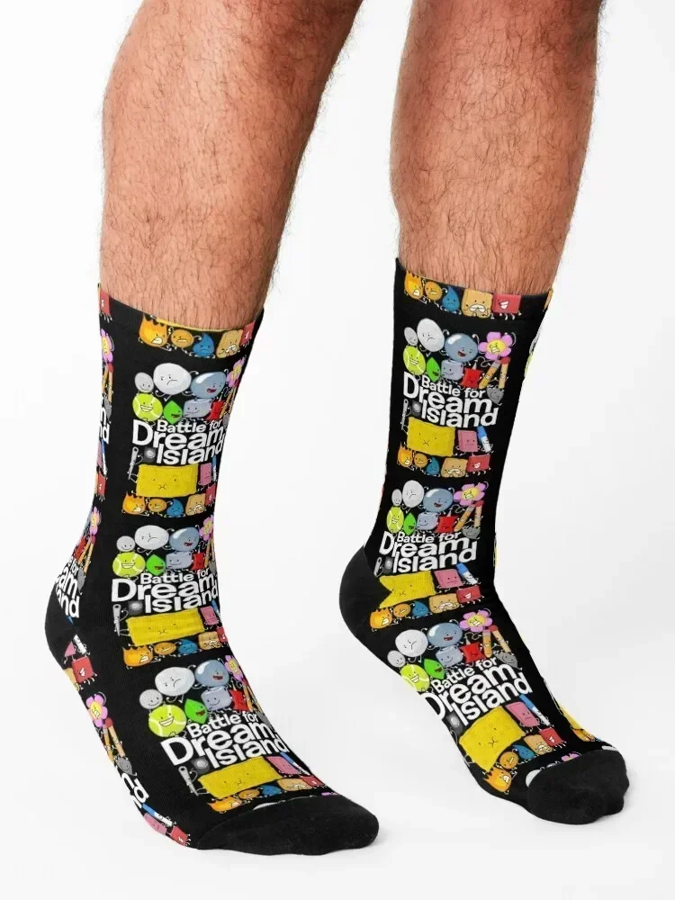BFDI-Poster-Black-29Gift Socks funny gift japanese fashion essential cool Men Socks Luxury Brand Women's