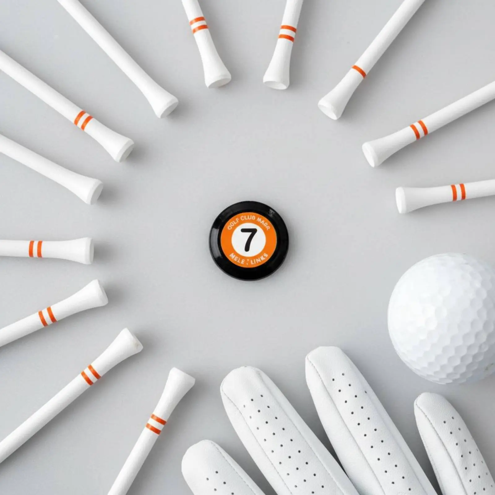 

20 Pieces Sporting Club Grip End Cap Marker Snug-Fit Sports Accessory for Driving Range