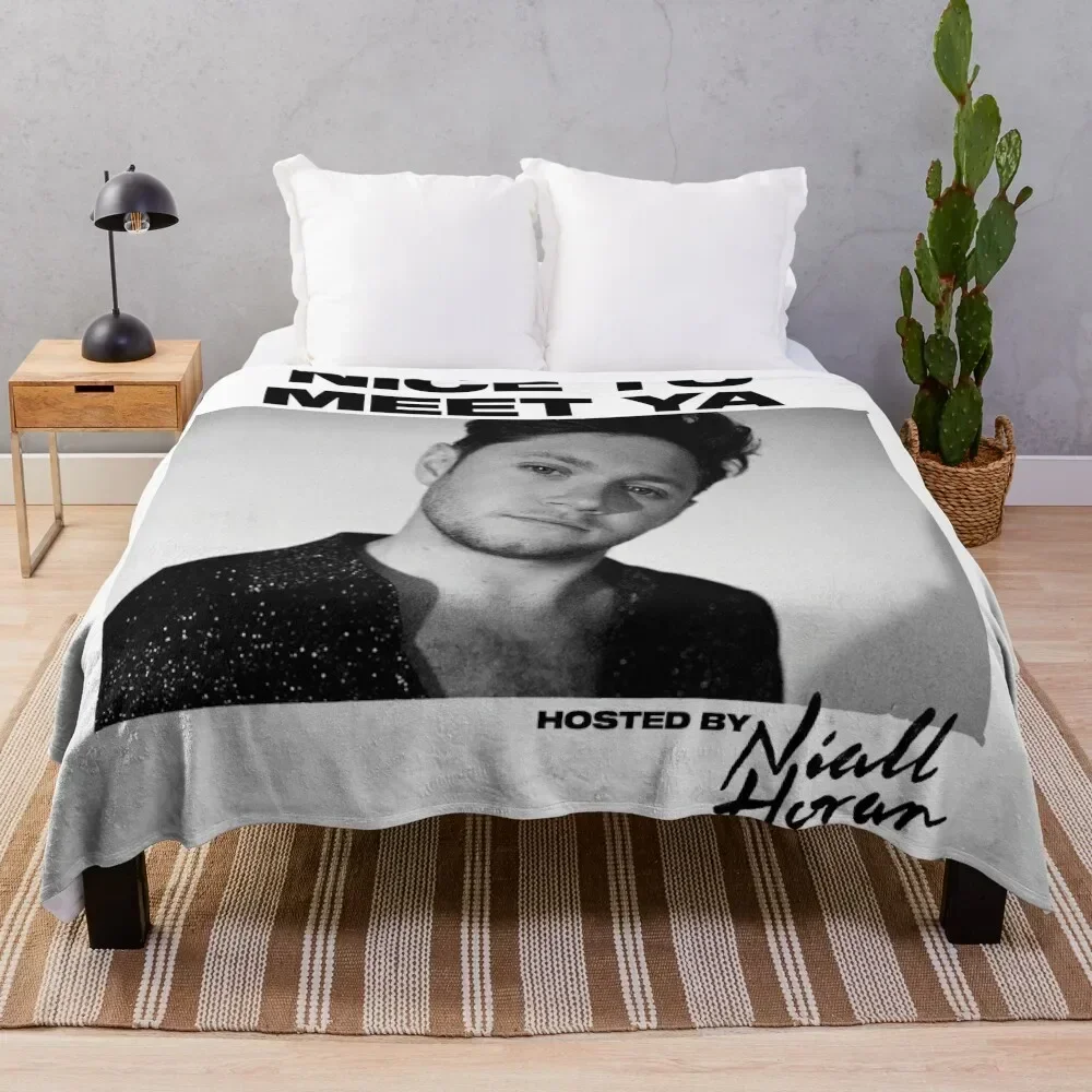 

Twonal Niall Nice To Meet Ya North American Tour 2020 Throw Blanket All Season Lightweight Soft Blanket for Bed