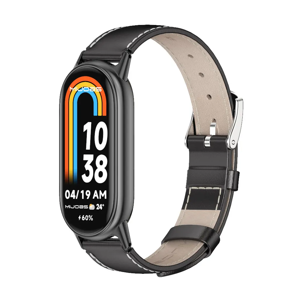Strap Für Mi Band 10 9 8 Armband für Xiaomi Band 9 Echtes Leder Armband für Miband 8 correa miband 9 Armband Zubehör