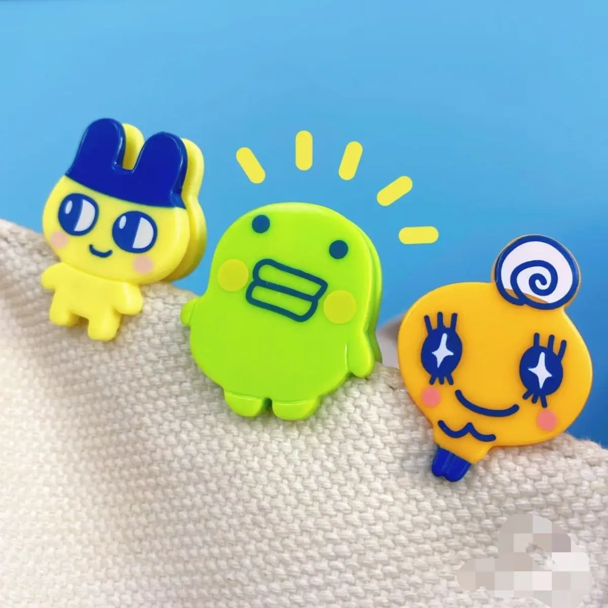 

Cartoon Japanese Anime Image Tamagotchi Mini Book Clip Cute Student Aids Book Clip Classification Office Stationery Supplies