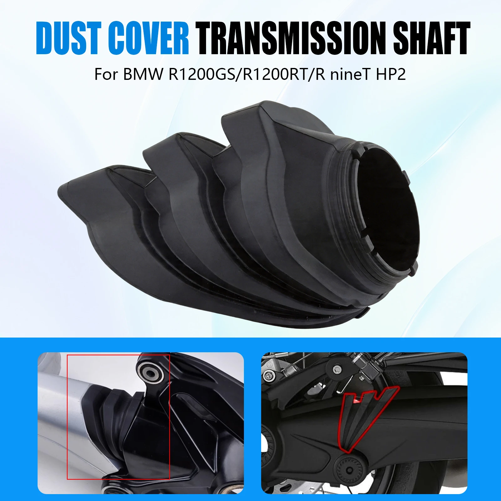 

2004-2014 Transmission Shaft Rubber Sleeve Boot Drive Bushing Accessorie Moto For BMW NineT Urban G/S R1200GS R1200gs