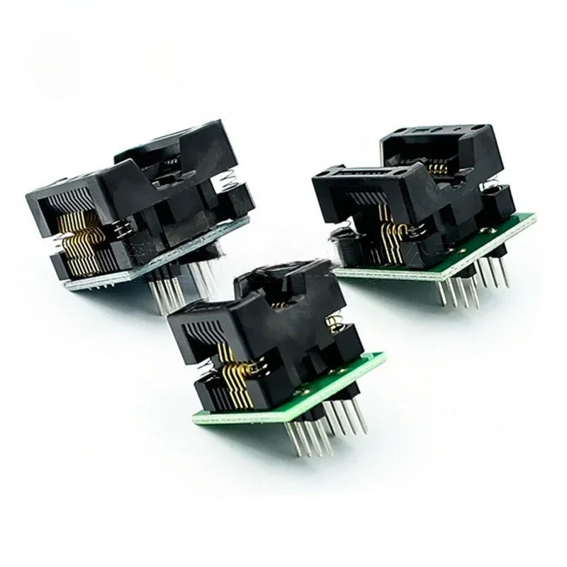 SOP8 Test Clip Adapter Socket Converter Module SOP8 To DIP8 150mil 200mil IC Test Stand