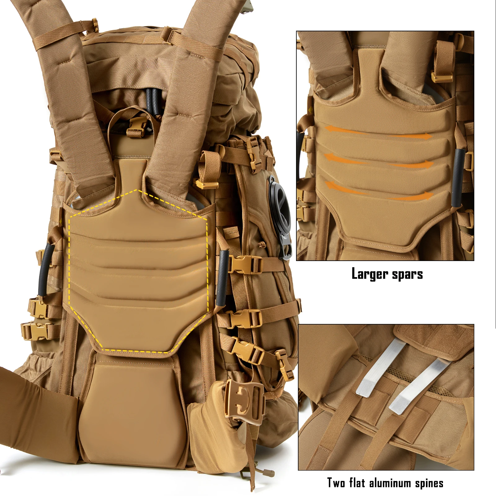 MT ILBE 2.0 ミリタリー バックパック 80L ソロキャンプ Amazon.co.jp