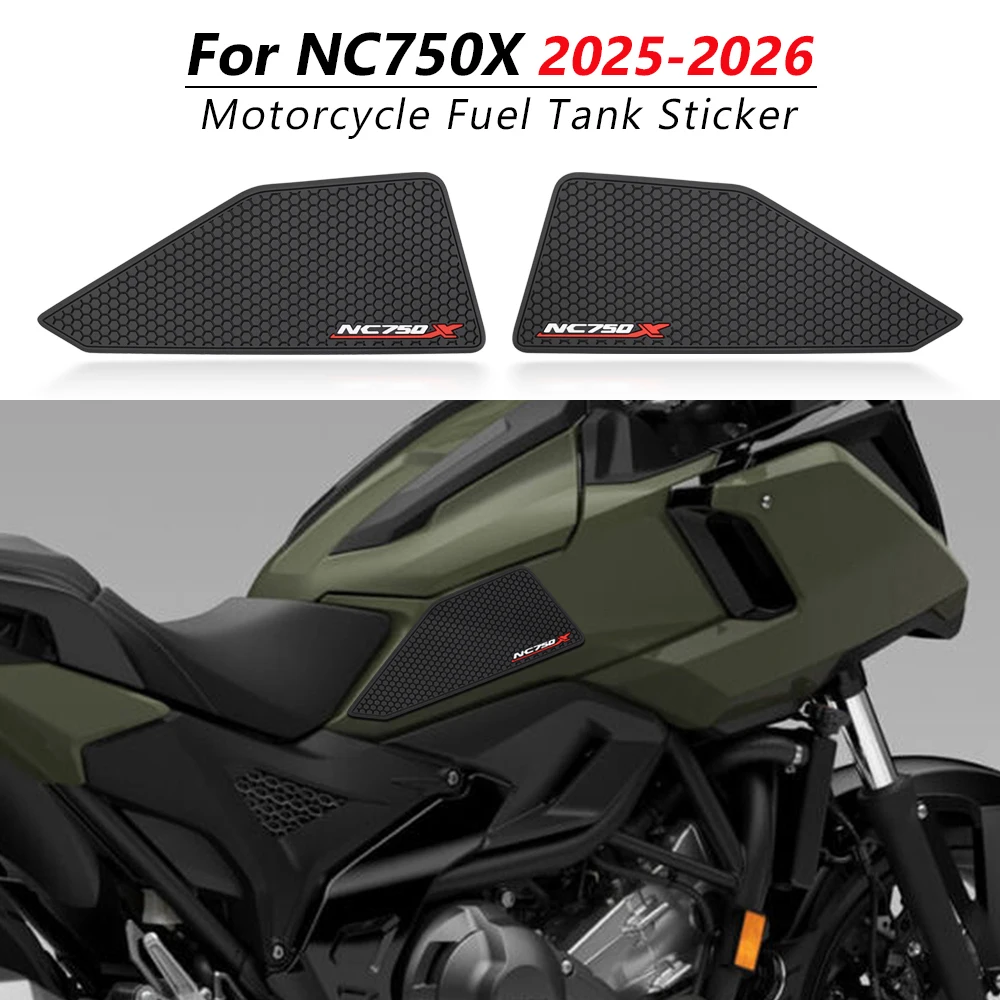 

Накладки на бак для мотоцикла Honda NC750X 2025-2026: защитные наклейки, накладки на колени, противоскользящие накладки на бензобак