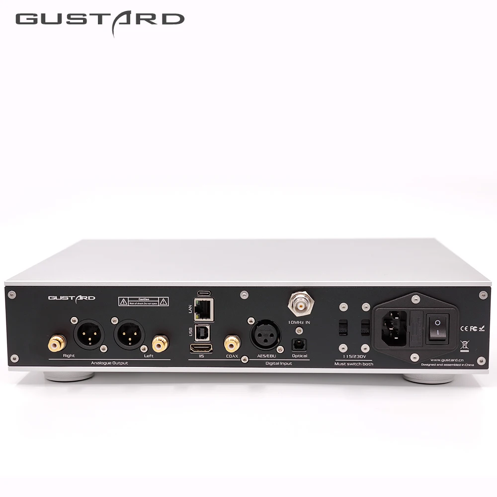 Gustard A26 Dual AK4499EX Balance Decoder MQA Streamer Renderer DAC USB XMOS XU216 Support DSD512 PCM768K Network Player