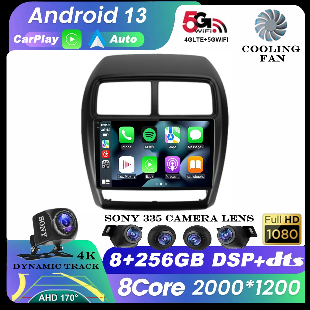 

Android 14 Car Radio For Mitsubishi ASX 1 2016 2017 2018 2019 2020-2022 Multimedia Video Player GPS Navigatio Carplay Stereo DSP