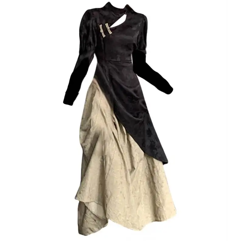 

Extra Large Size 200 Pou New Chinese Sle Color Blo Piece Dr Women's Faion Special Big Size Dr