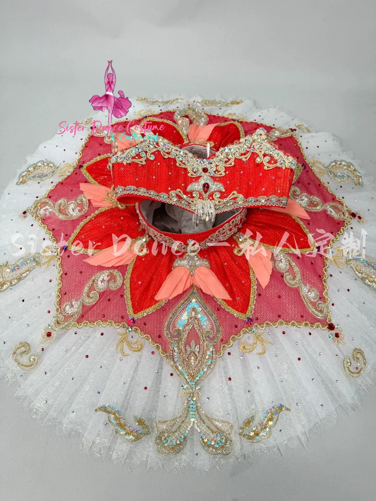 2024 New pirate tutu high-end custom adult children stage professional performance competition dress