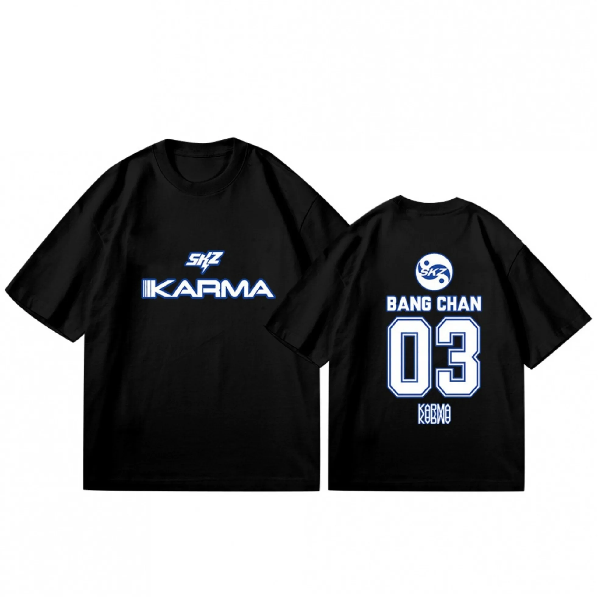 

KPOP KARMA T Shirt Vintage Aesthetic Graphic Tees Cotton Men Women Unisex Harajuku Streetwear Oversized Summer Short Sleeve Top