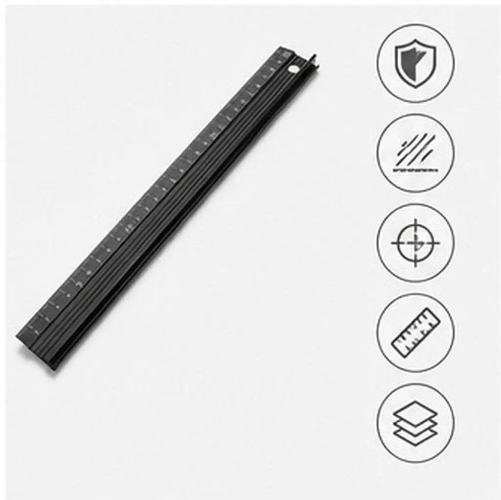 Multifunctional Metal Sewing Ruler Precise Angles Clear Markings for Quilting Ruler Measuring Tool Tailoring Craft Drafting