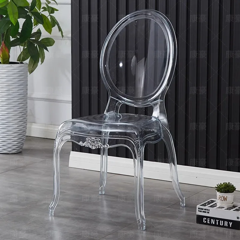 

Кристально прозрачный акриловый стул в стиле Тиффани, прозрачный стул для свадьбы и банкета