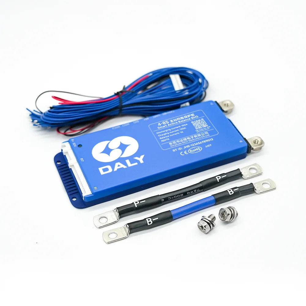 DALY 100 Smart BMS 4S 8S 12S 13S 14S 16S 17S 20S 24S Bluetooth APP Balance UART CANBUS RS485 40A 60A 100A Lifepo4 Li-ion LTO