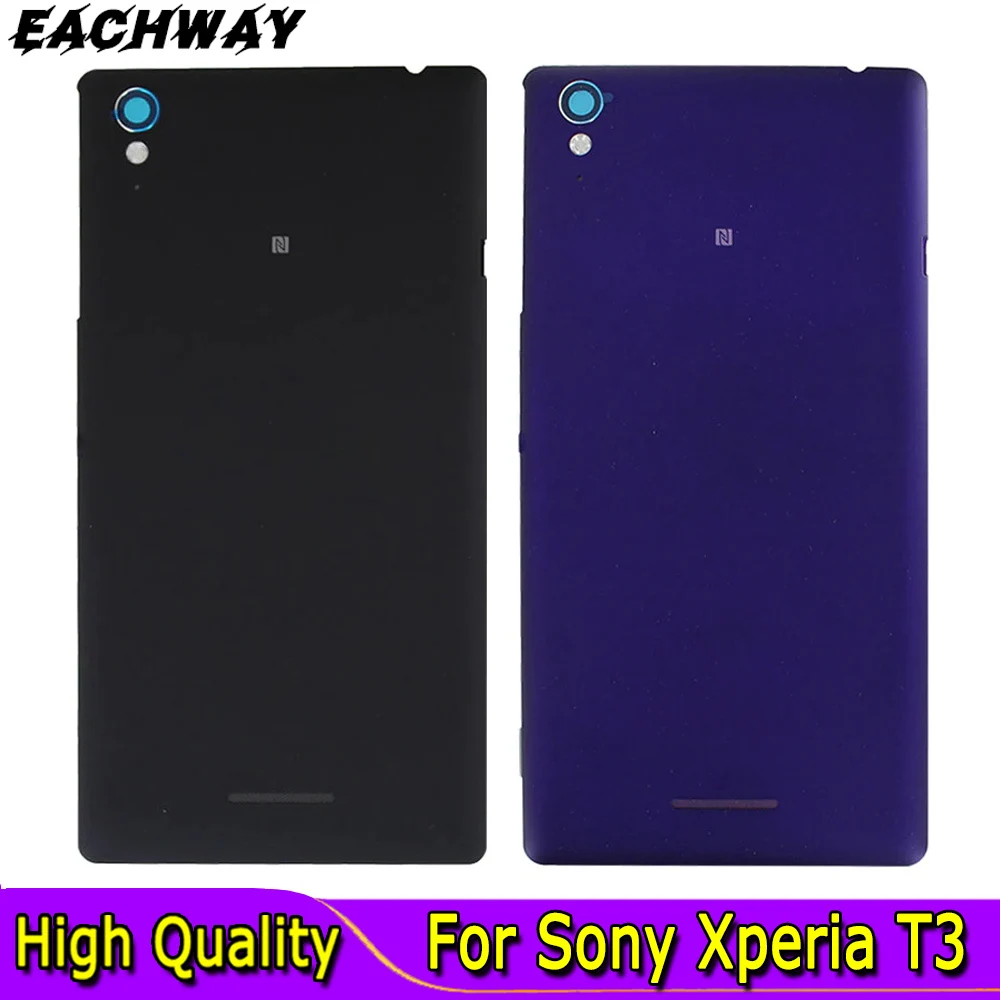 New For Sony Xperia T3 Battery Cover D5102 Rear Door Housing Back Case Replacement Parts 5.3