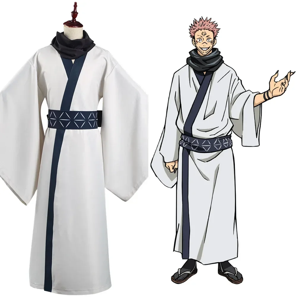 Jujutsu Cos Kaisen Sukuna Ryoume Costume Cosplay Kimono Abiti Abito di Carnevale di Halloween