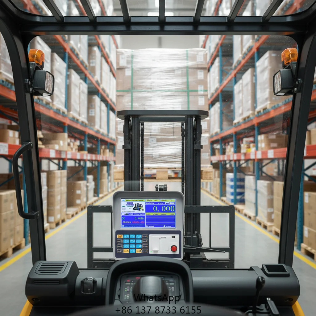 High-precision Pallet Truck Scale, 2500kg/3000kg Automatic Forklift Weighing Scale, Suitable For Logistics.