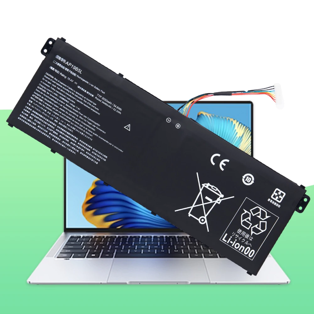 15,4 V 3550mAh AP19B5L batería del ordenador portátil para Acer Aspire A515-44-R5XW A515-43 Sf314-42 SP314-21N-R5FR A515-44-R5XW Vero AV15-51