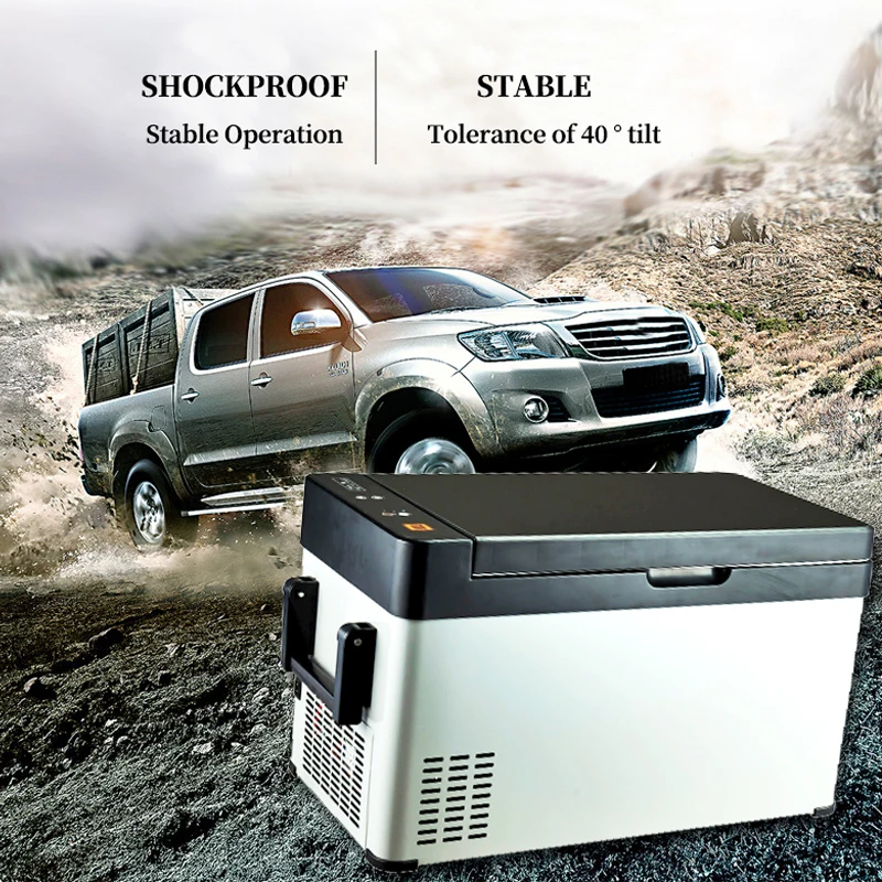 Car Cooler Fridge 40 Liter  12v Dual Room Compressor Car Mini Fridge and Refrigerator Usb Portable Freezer Refrigerator