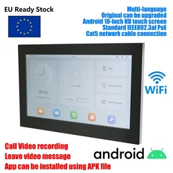 DH VTH5341G-W PoE(802.3af) Android 10-inch digital indoor monitor, Video Intercom monitor,wired doorbell monitor