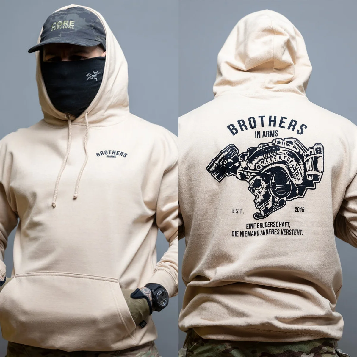 2026 Brothers in Arms _ Team Hoodie Graphic Cotton High-end Luxury Unisex Style Both of Men and Women Ins Y2k