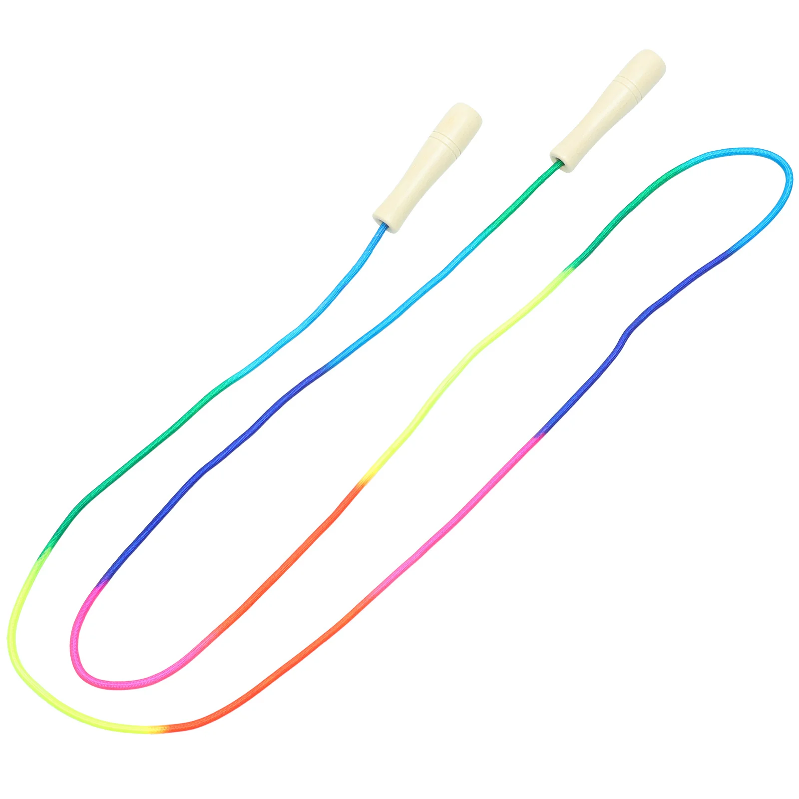 

Lightweight Wooden Jump Rope Adjustable Non-Slip Handle Fitness Skipping Rope Portable for Workout Endurance Training