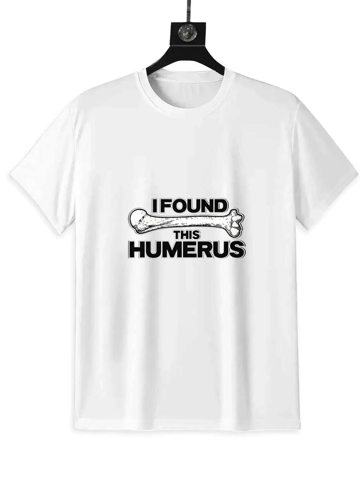 

I Found This Humerus Graphic Tee Men's Cotton Short Sleeve Round Neck T-Shirt