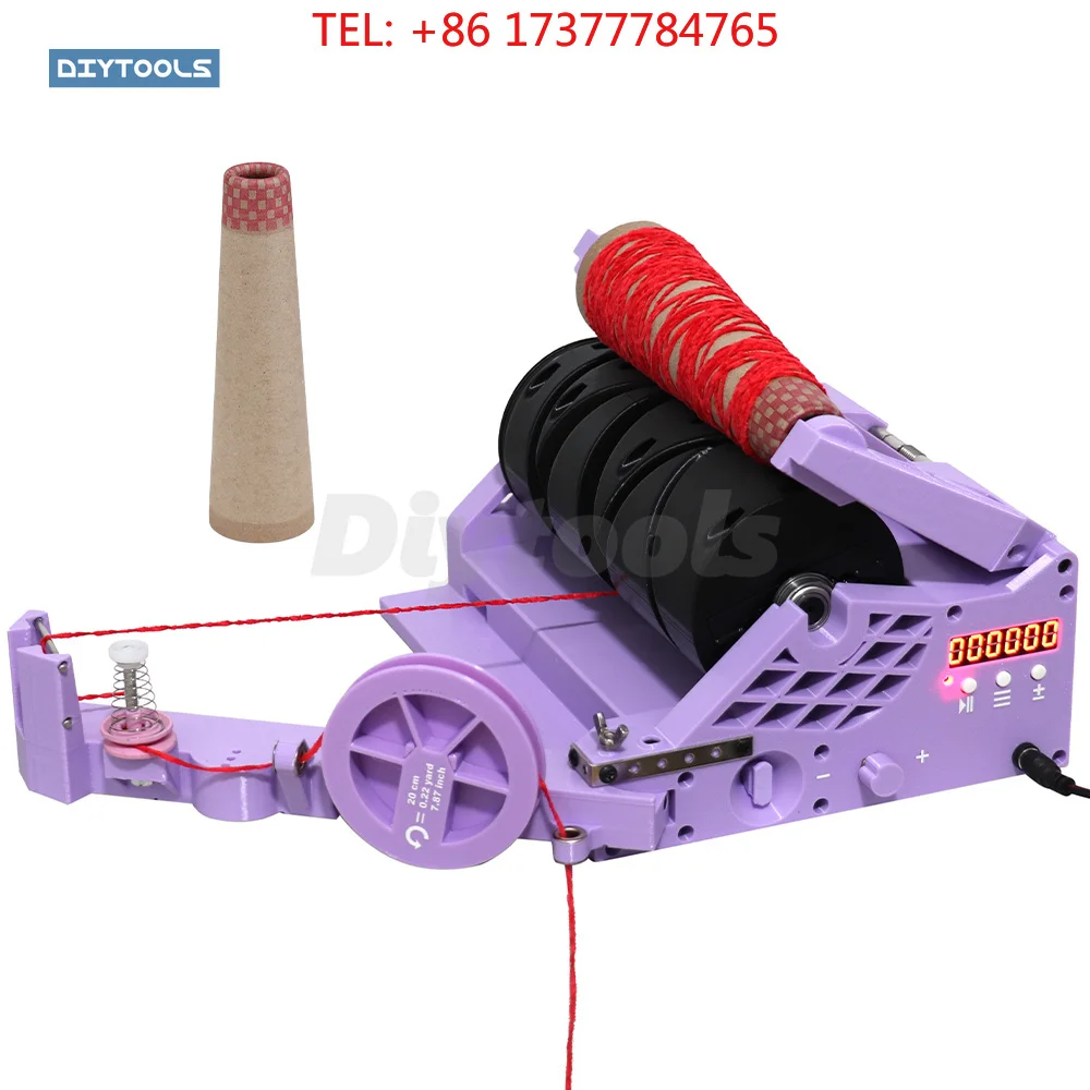 New Yarn Winder, Desktop Yarn Winder That Can Calculate Length and Weight, Tufting DIY, Ideal Present for Crochet Lover