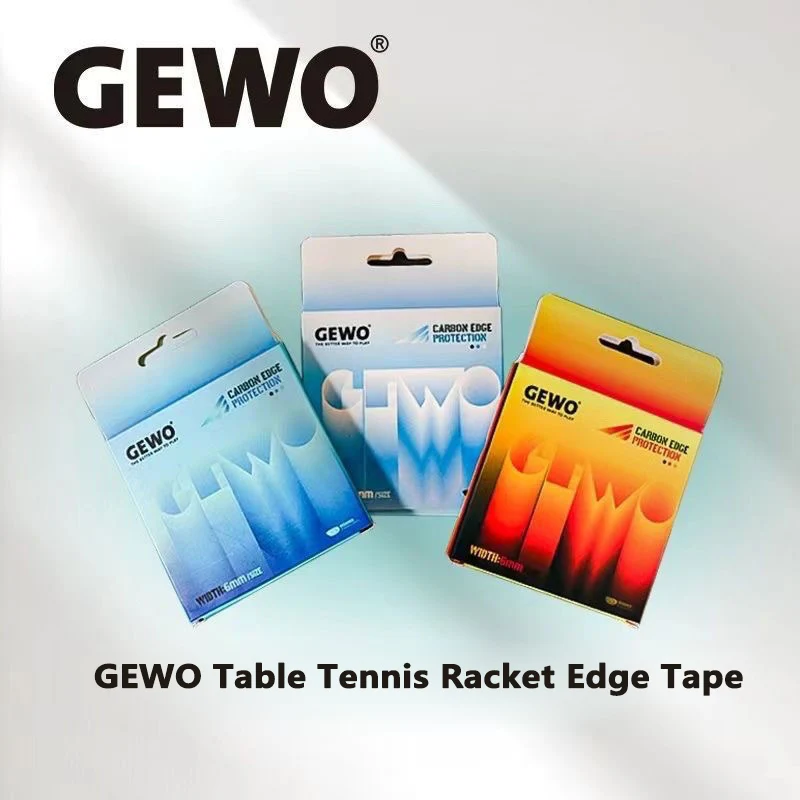 Originele Gewo Tafeltennis Racket Carbon Rand Tape Ping Pong Bat Kant Harde Beschermende Spons Tape 6Mm Carbon Rand Tape