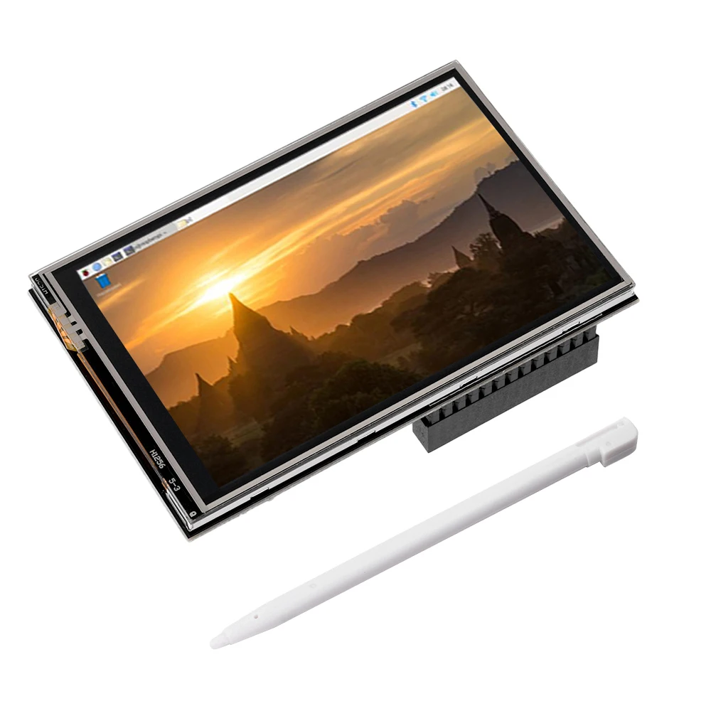 3.5 Inch 450x320 TFT Touch Screen for Raspberry Pi 2/3B/4B 125MHz SPI 50Hz with Cooling Fan