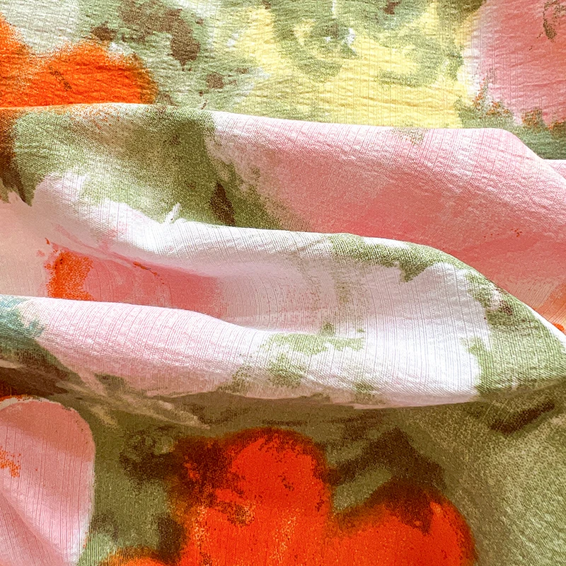 Juego de Ropa de Cama de Gasa de Doble Capa con Estampado Floral, Juego de Sábanas Individual/Queen/King, Ropa de Cama Suave Doble
