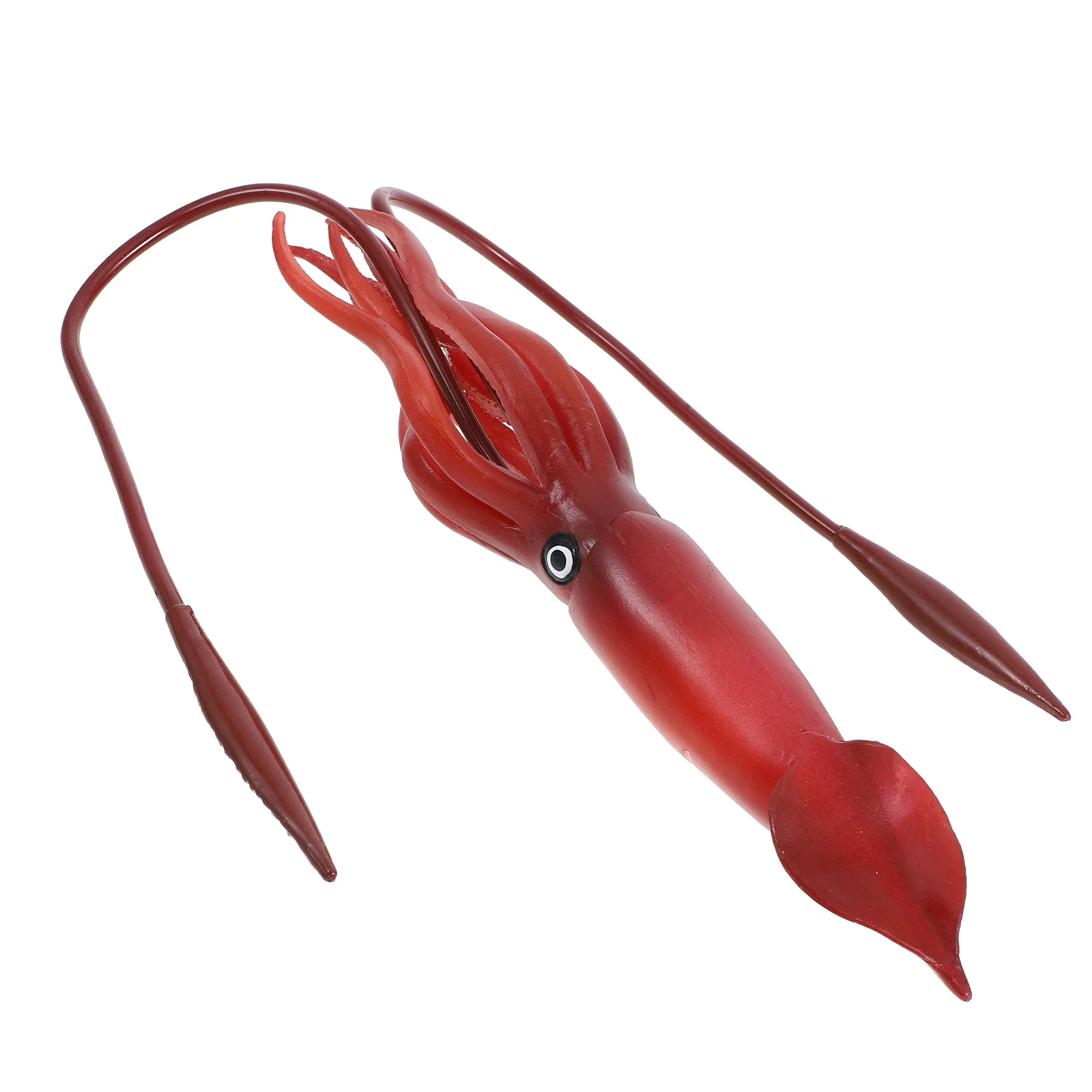 

1Pcs Simulated Squid Red Creative Marine Animal Decor Lifelike Ocean Creature Decoration Decorative Prank Item