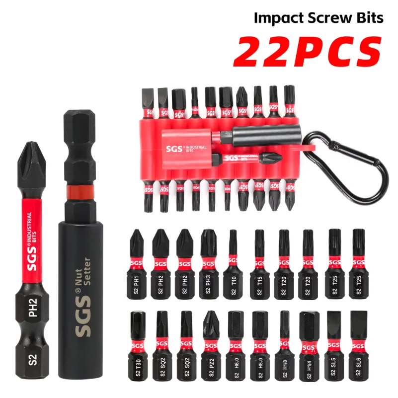 Pro Strength 22Pcs Magnetic S2 Steel Screwdriver Set for Home Renovation