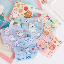 Cute Cartoon Self Sealing Bags Ziplock Bags For Jewelry Display Packaging Reusable Snack Cookies Candy Gift Storage Bag 2023 New