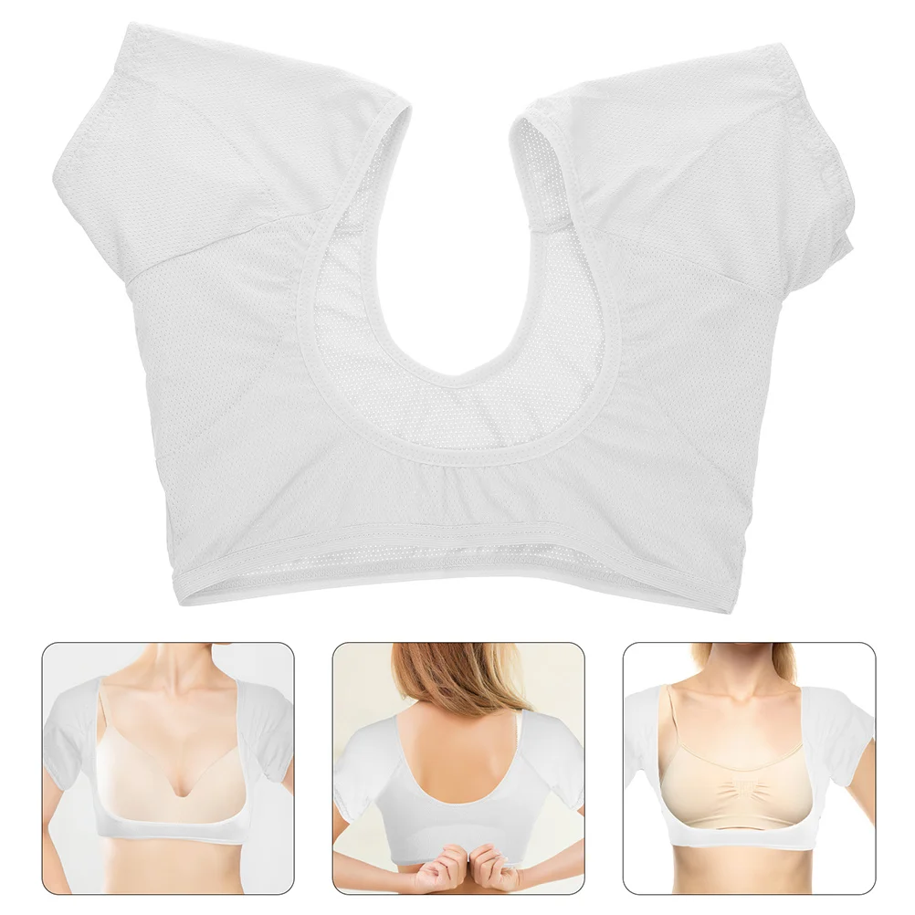 Zweetbestendig onderarmvest Dames lichtgewicht herbruikbaar zweetabsorberend ondershirtkussen voor warm weer buitenshuis