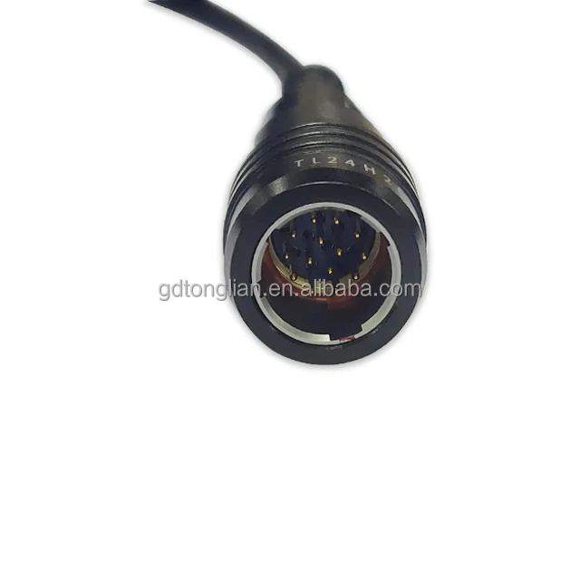 

TT TL24 CMA 5N14 Audio Connector with 14 Conductors Male Audio & Video Environmental PU Cable