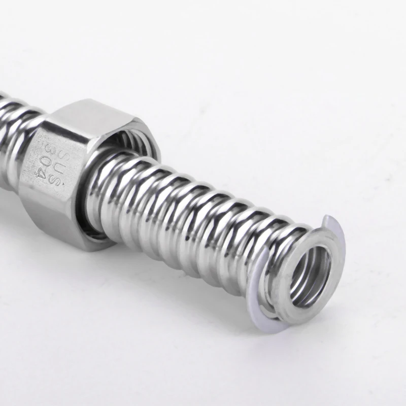 【LM】10pcs Segment Rings Solar Tube Stainless Steel Corrugated Pipe DN16 DN20 DN25 DN32 Union Nut Solar Power Supplies Home DIY