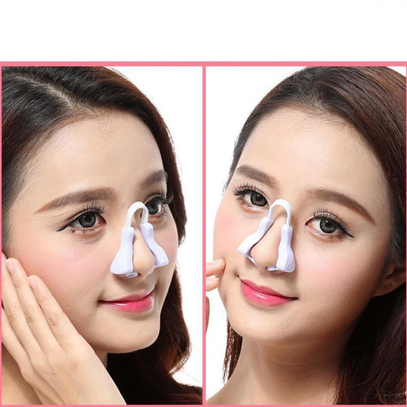 Nose Shaper Clip Nose Up Lifting No Pain Silicone Shaping Clipper Nose Bridge Straightening Corrector Professional Beauty Tools