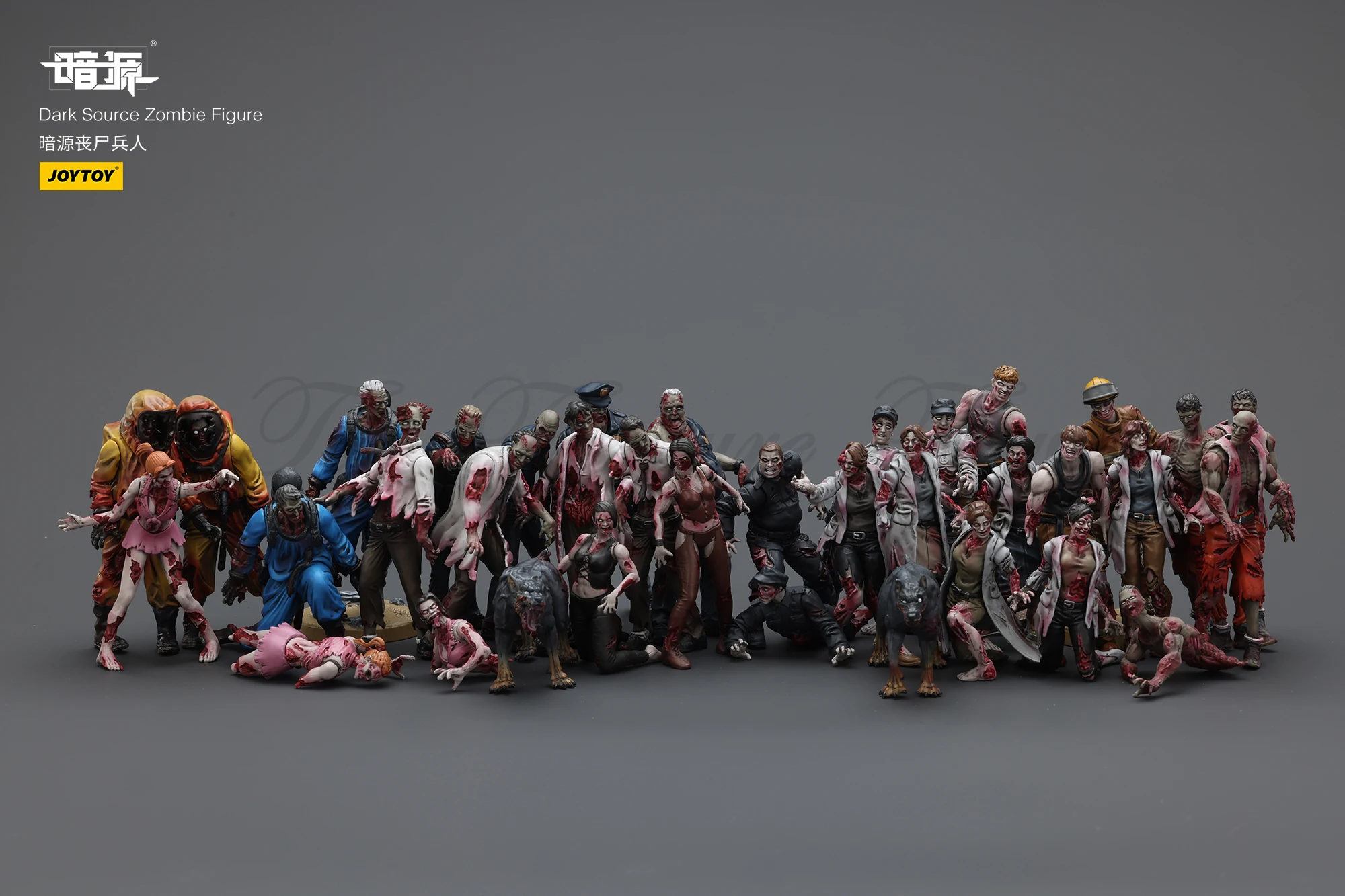 [NA STANIE] JOYTOY 1/25 Figurka Akcji Dark Source Zombie Zestaw Figurek Anime Zabawka Militarna