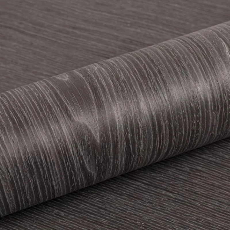 

L:2.5Meters w:58cm T:0.2mm Technology Black Apricot wood Veneer (Backing Non woven) Decorative Panel Furniture Veneer Sticker