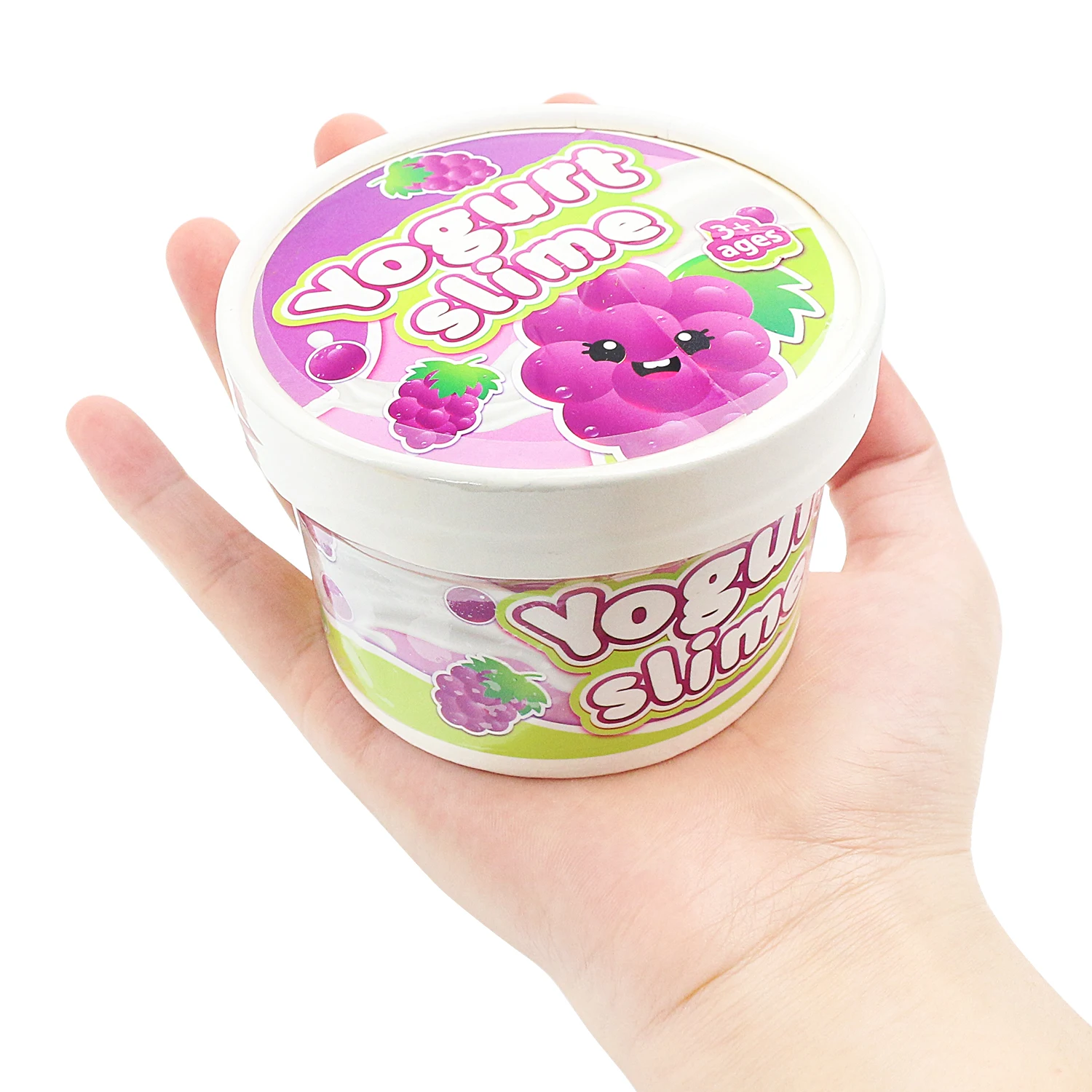 Fruit grape slime, crystal mud, fruit flavored cream clay, DIY dessert handmade toy, creative cultivation of hands-on ability