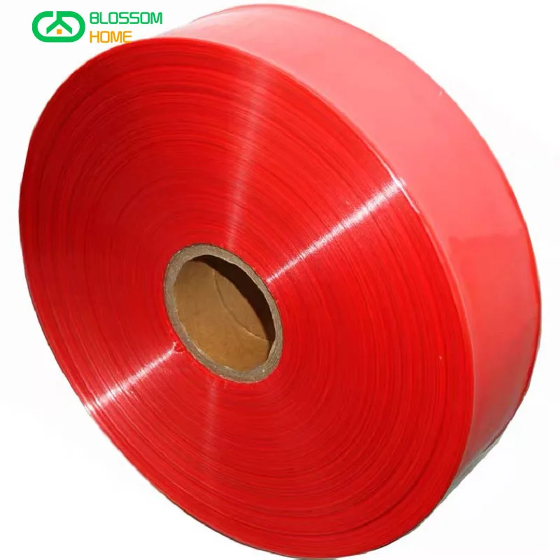 Width 85mm/120mm Red Plastic Sausage Casings for Salami Shell for Sausage Handmade DIY Maker Hot Dog Plastic Casi