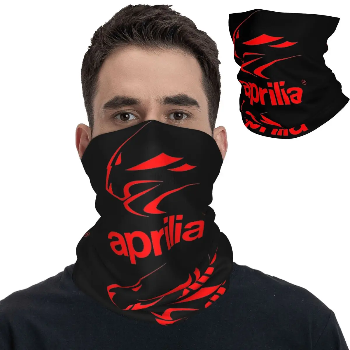 Aprilia-Bandana de Motocicleta para Homens e Mulheres, Lenço Facial de Motocross, Balaclava Quente, Impresso, Gaiter Pescoço, Correndo, Adulto