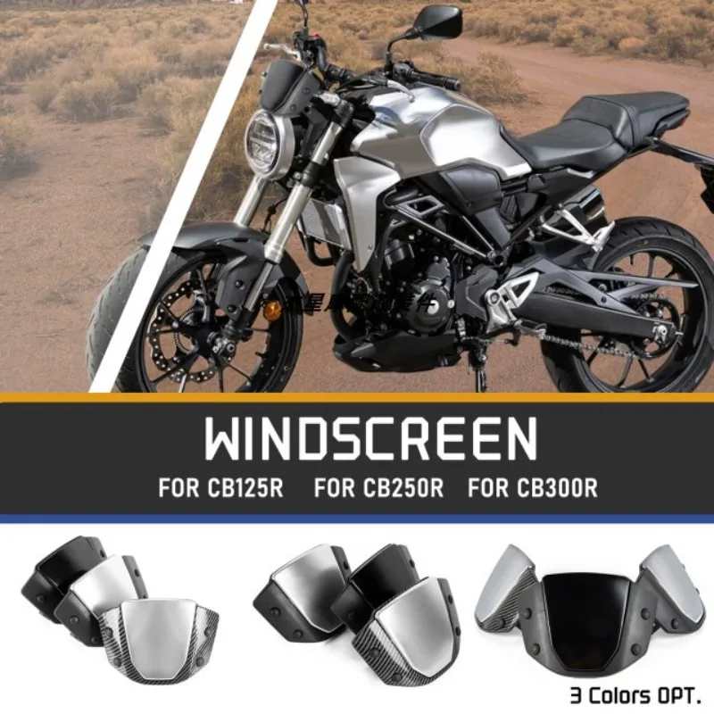 piezas-para-honda-cb300r-250r-125r-18-20-anos-parabrisas-delantero-reacondicionado-carenado